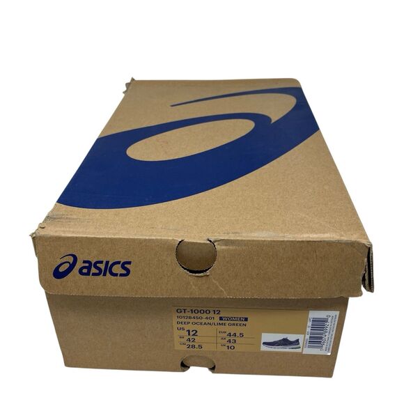 ASICS  Running Sneakers 12 Blue Trainers Athletic Shoes Gym - Picture 7 of 13